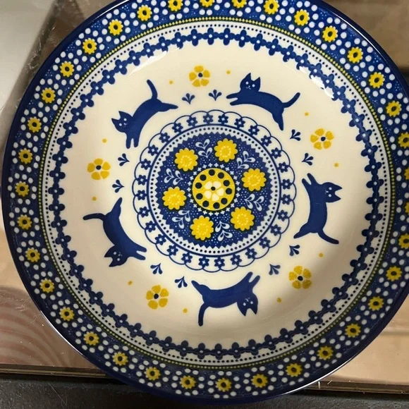 Cat ceramic platter, plate or bowl - Picture 4 of 7